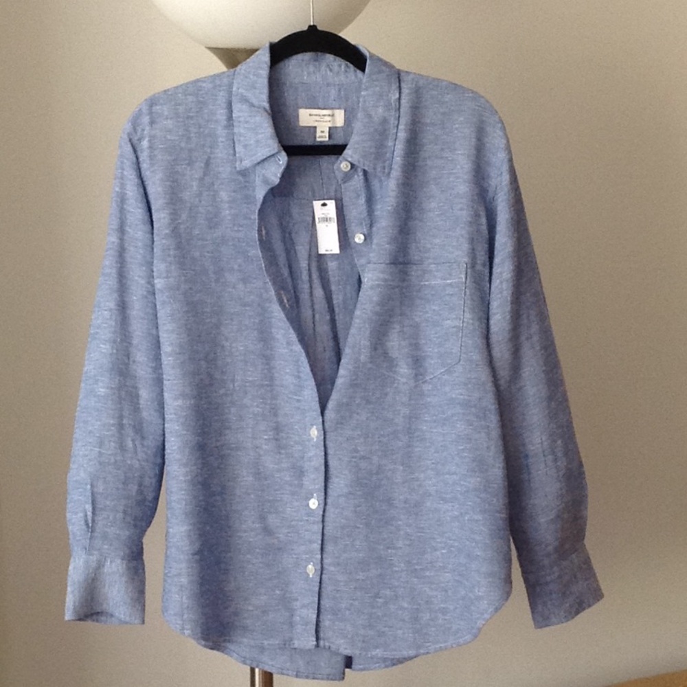 💎⭕️💎 Banana Republic - Shirt & Cropped Pants Set - Picture 2 of 9
